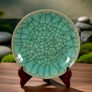 VTG~ASIAN CELADON w/ STAND